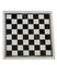 WE Games Black and Clear Glass Chess Set, 13.75 in. Board, 3 in. King